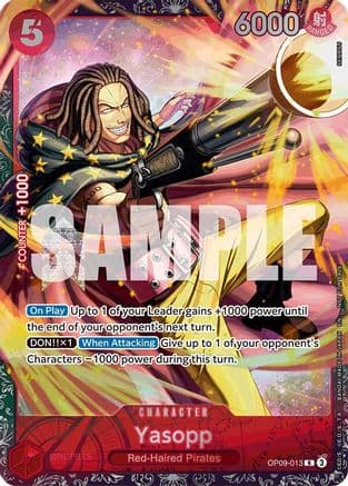 Yasopp (Championship 25-26 Offline Regionals Season 2) — One Piece Promotion Cards