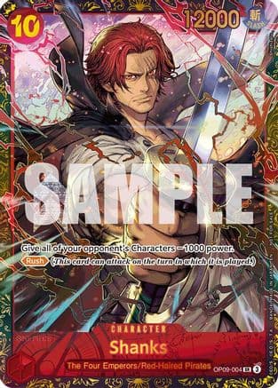 Shanks (Championship 25-26 Offline Regionals Season 2) — One Piece Promotion Cards