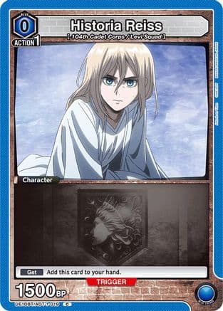 Historia Reiss (019) (Box Topper Foil) — UE10BT: Attack on Titan