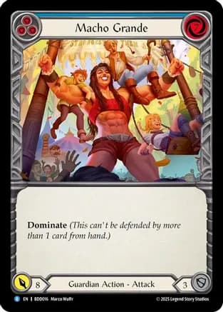 Macho Grande (Blue) — Welcome Deck Bravo