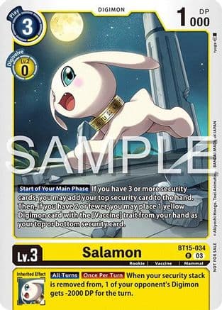 Salamon (Time Stranger Demo Deck) — Digimon Demo Deck Exclusive Cards