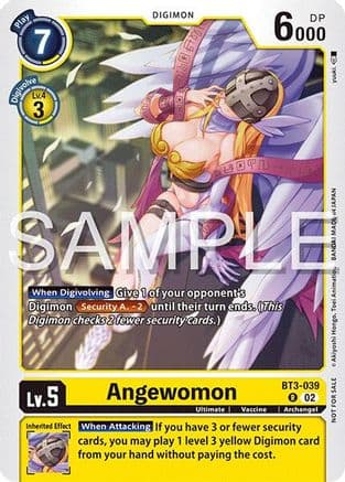 Angewomon (Time Stranger Demo Deck) — Digimon Demo Deck Exclusive Cards Digimon Card Game card by yuuki.