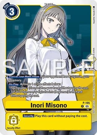 Inori Misono (Time Stranger Demo Deck) — Digimon Card Game card