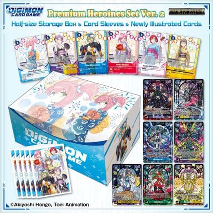 Premium Heroines Set Ver.2 (Sealed Promotional Bundle) — Digimon Promotion Cards