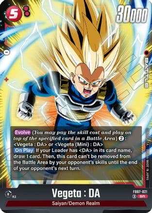 Vegeta : DA - FB07-021 — Wish For Shenron