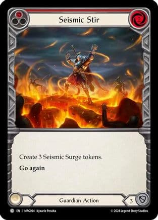 Seismic Stir (Red) — Mastery Pack Guardian