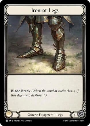 Ironrot Legs — Mastery Pack Guardian Flesh and Blood card by Niklas Eklundhsson