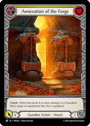 Annexation of the Forge (Extended Art) — Mastery Pack Guardian
