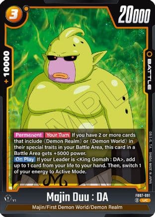 Majin Duu : DA — Wish For Shenron