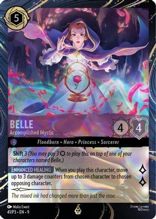 Belle - Accomplished Mystic — Disney Lorcana Promo Cards