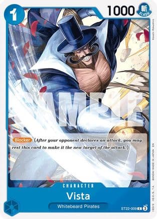 Vista — Starter Deck 22: Ace & Newgate One Piece Card Game card by Koushi Rokushou