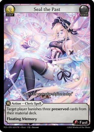 Seal the Past — Promotional Cards