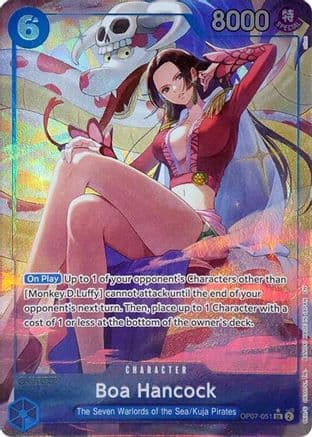 Boa Hancock (Seven Warlords of the Sea Binder Set) (Alternate Art) — One Piece Promotion Cards