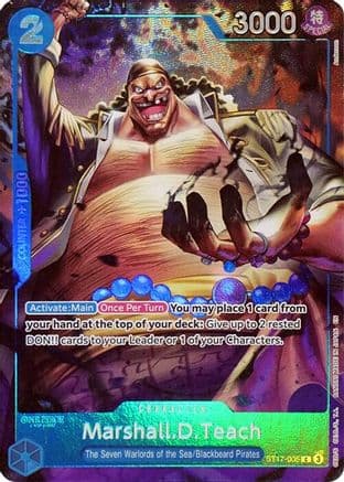 Marshall.D.Teach (Seven Warlords of the Sea Binder Set) — One Piece Promotion Cards