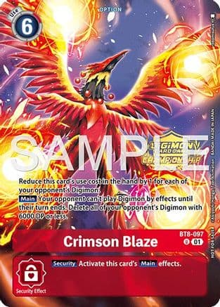Crimson Blaze (Championship 25-26 Tamers Pack Season 1) — New Awakening