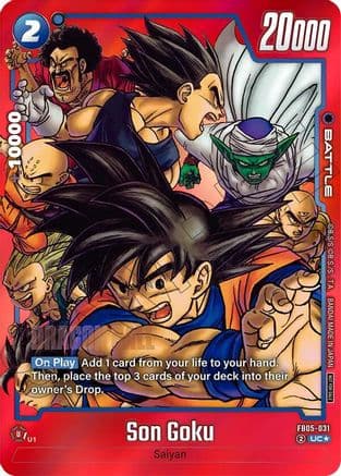 Son Goku - FB05-031 (Limited Pack MANGA Version 01) — Tournament and Championship Promos