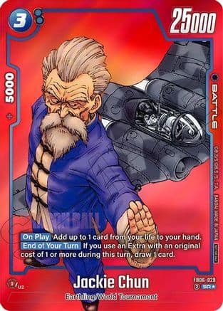 Jackie Chun (Limited Pack MANGA Version 01) — Tournament and Championship Promos