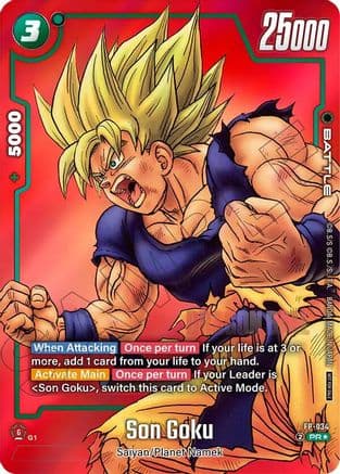 Son Goku - FP-034 (Limited Pack MANGA Version 01) — Tournament and Championship Promos