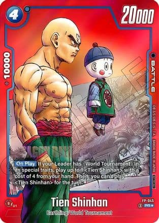 Tien Shinhan - FP-045 (Limited Pack MANGA Version 01) — Tournament and Championship Promos
