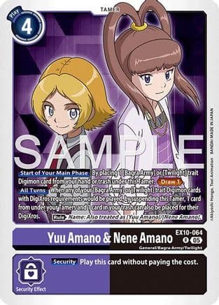 Yuu Amano & Nene Amano — Sinister Order