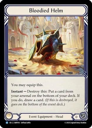 Bloodied Helm — Smash Palace