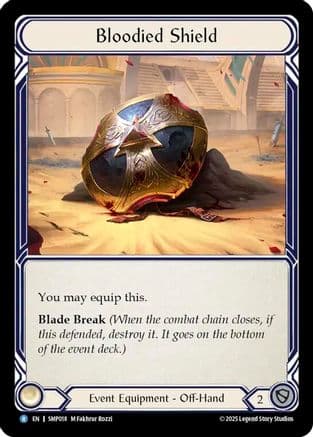 Bloodied Shield — Smash Palace