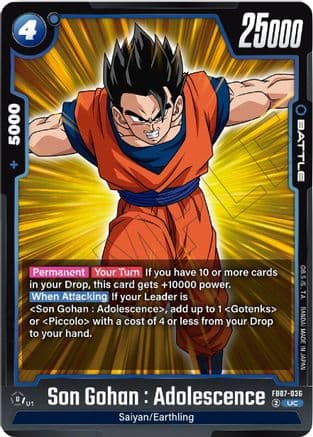 Son Gohan : Adolescence — Wish For Shenron