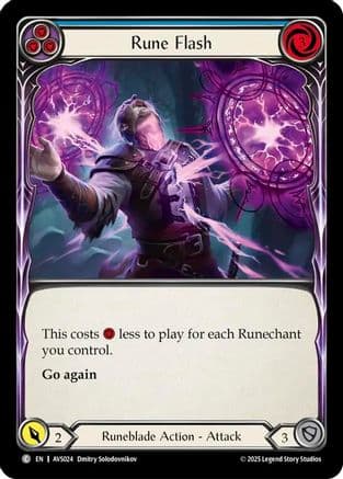 Rune Flash (Blue) — Armory Deck: Legends Viserai