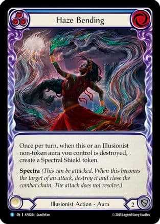Haze Bending — Armory Deck: Legends Prism Flesh and Blood card by Saad Irfan