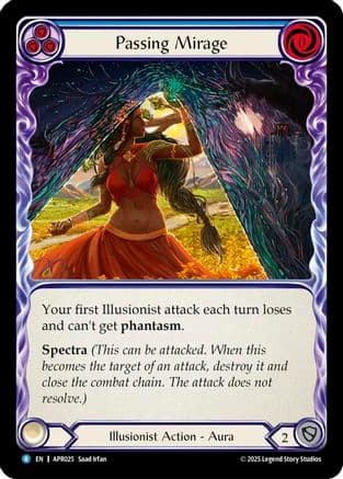 Passing Mirage — Armory Deck: Legends Prism Flesh and Blood card by Saad Irfan