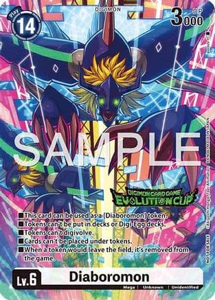 Diaboromon Token (Evolution Cup 2025 Vol. 2) — Digimon Promotion Cards