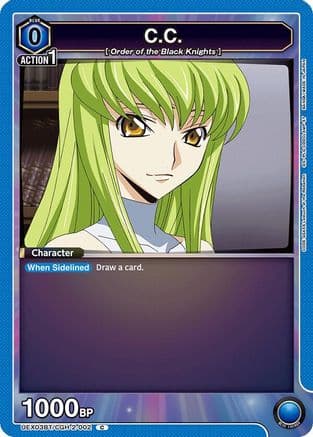 C.C. (002) — UEX03BT: CODE GEASS: Lelouch of the Rebellion Vol.2