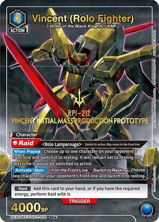 Vincent (Rolo Fighter) (SR*) — UEX03BT: CODE GEASS: Lelouch of the Rebellion Vol.2