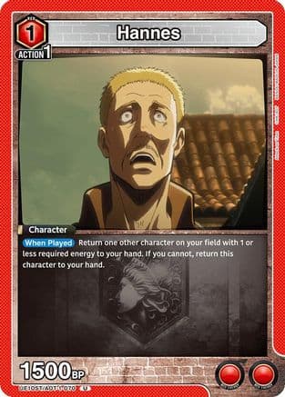 Hannes — UE10ST: Attack on Titan Starter Deck