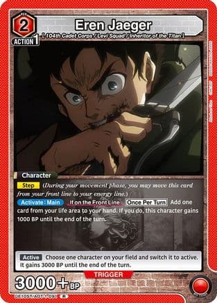 Eren Jaeger (091) — UE10ST: Attack on Titan Starter Deck