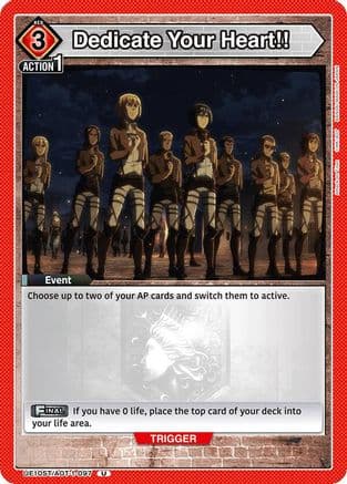 Dedicate Your Heart!! — UE10ST: Attack on Titan Starter Deck