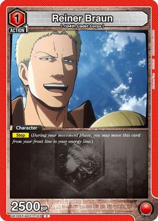 Reiner Braun — UE10ST: Attack on Titan Starter Deck