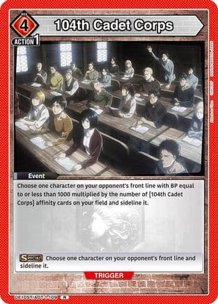 104th Cadet Corps — UE10ST: Attack on Titan Starter Deck