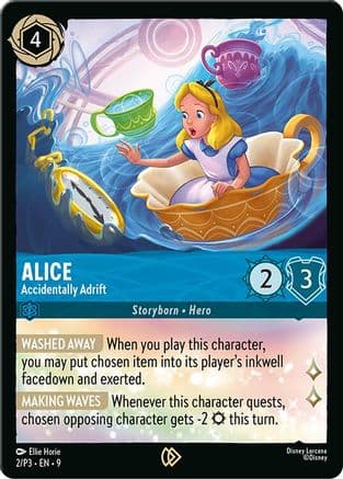 Alice - Accidentally Adrift — Disney Lorcana Promo Cards