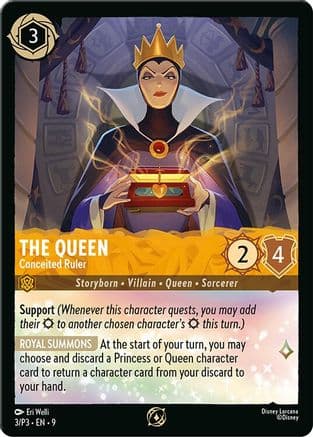 The Queen - Conceited Ruler — Disney Lorcana Promo Cards Disney Lorcana card by Eri Welli