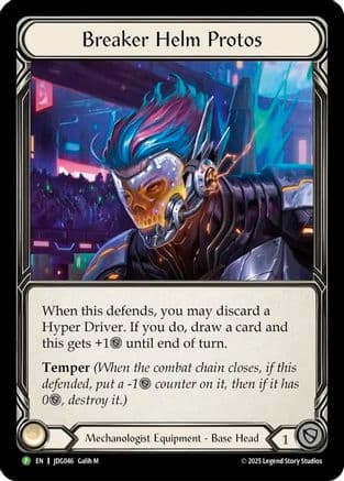 Breaker Helm Protos - JDG046 — Flesh and Blood: Promo Cards