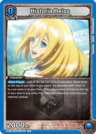 Historia Reiss (020) — UE10BT: Attack on Titan