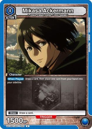 Mikasa Ackermann (023) — UE10BT: Attack on Titan