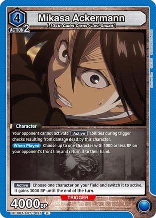 Mikasa Ackermann (025) — UE10BT: Attack on Titan