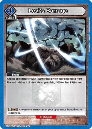 Levi's Barrage — UE10BT: Attack on Titan