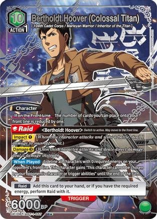 Bertholdt Hoover (Colossal Titan) (SR*) — UE10BT: Attack on Titan