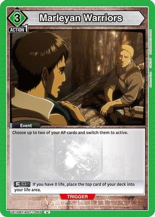 Marleyan Warriors — UE10BT: Attack on Titan