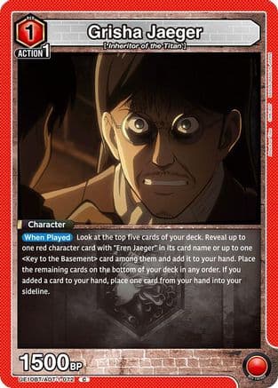 Grisha Jaeger — UE10BT: Attack on Titan