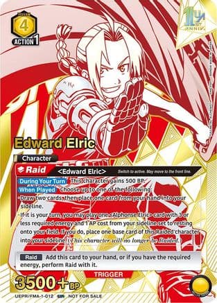 Edward Elric (012) — Union Arena Promotion Cards