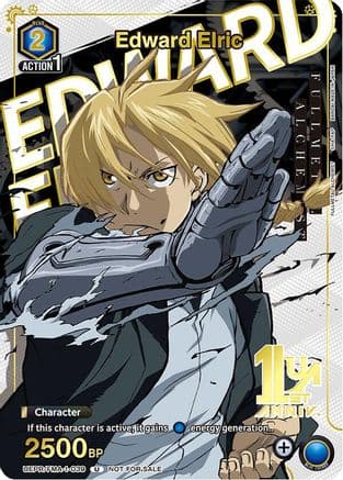 Edward Elric (039) (Gold) — Union Arena Promotion Cards